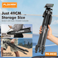 PLOKAMA Professional Tripod 150cm – 360° Rotation with Bluetooth Remote PK-9950
