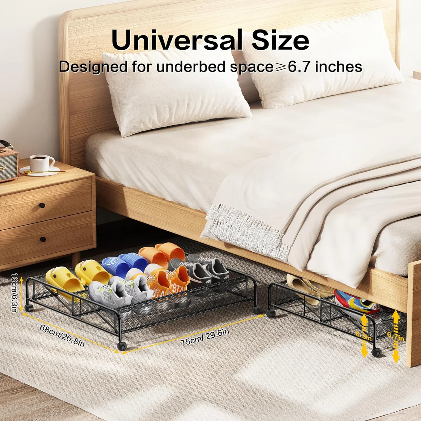Under Bed Shoe Storage