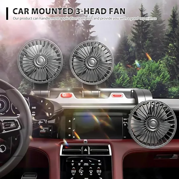 Car Cooling Fan Head for cars Wind Air Circulation Fan