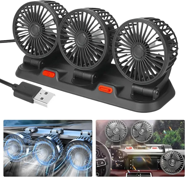 Car Cooling Fan Head for cars Wind Air Circulation Fan