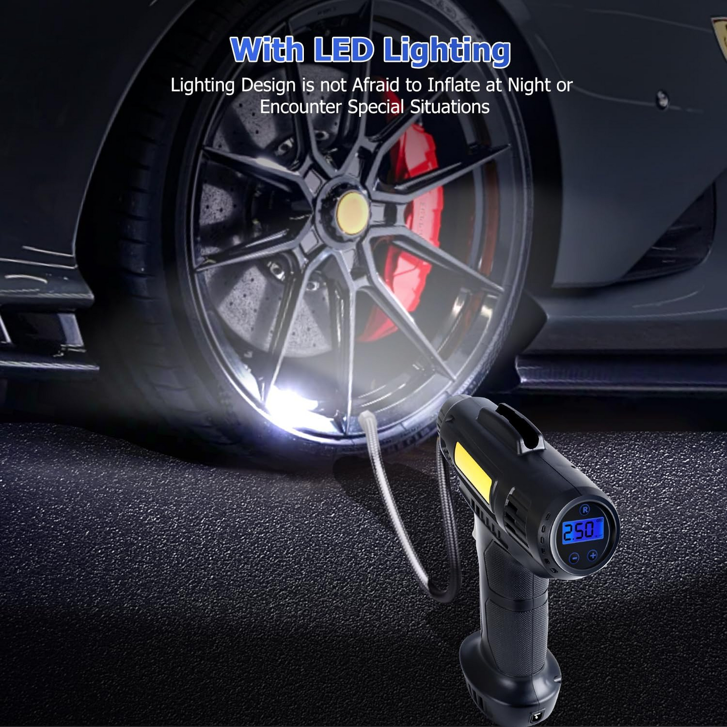 Tyre Inflator Pump Car Air Compressor Auto Shut-Off Portable 12V MK-321