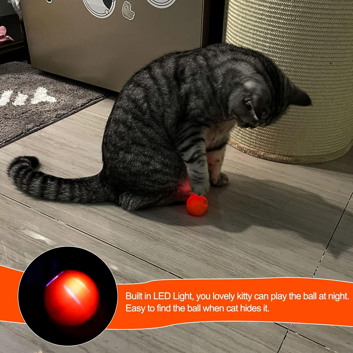 Small Bouncing Ball For Pets Gadget Play