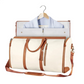 8 in 1 Travel Storage Bag Leather Travel Duffel Bag with Shoulder Strap