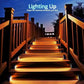 2 Led Triangle Solar Step Light Outdoor Waterproof IP67 Solar