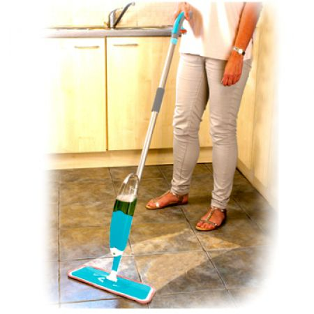 2 in 1 Spray Mop Window Cleaning Tool Lazy Magic Mop with 410ml Water Tank