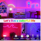 LED Strip Lights Neon Rope Light with Music Sync RGBIC 5M