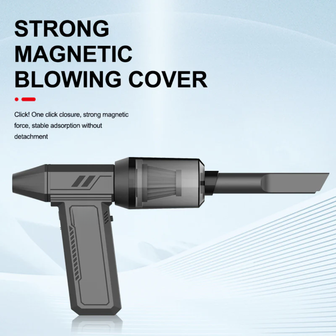 🌪️ 130,000 RPM Turbo Jet Fan – Handheld Air Blower & Vacuum ⚡🔋with LED Power Display