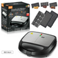 RAF 3-in-1 Toaster and Mini Donut Maker – Interchangeable Panels, 1000W Power, Grill and Donut Making R590