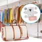 8 in 1 Travel Storage Bag Leather Travel Duffel Bag with Shoulder Strap