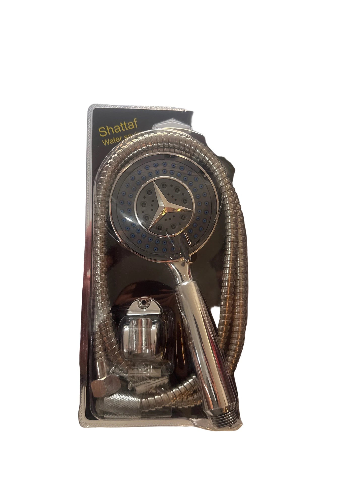 Shower head kit | 5 Spray modes | Hand-held shower head + Shower hose + Bracket | Chrome-plated ABS