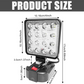 LED Work Light Battery Portable - Lamp Multifunctional Spotlight Torch