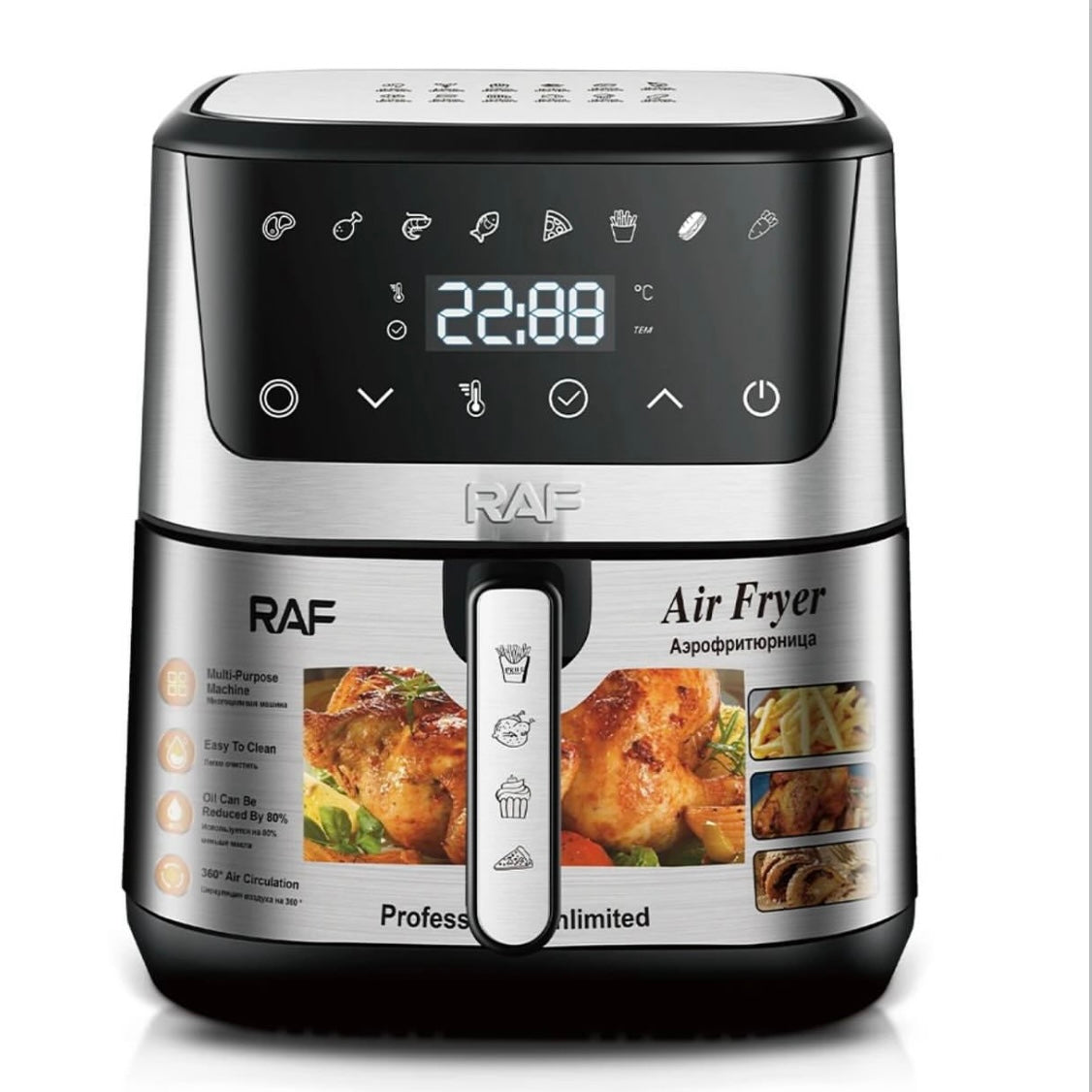 Raf Air Fryer Digital 1700 Wat 8 5 Liter Model R5351