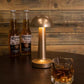 Golden Mushroom Restaurant Led Cordless Table Lamp Usb
