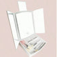 My Fold Away Vanity Mirror With Led & Makeup Storage