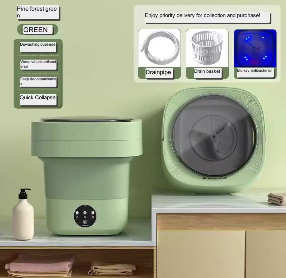 Folding Washing Machine
