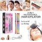 2 In 1 Usb Rechargeable Facial Hair Remover