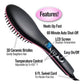 Hair Straightener Brush Ceramic