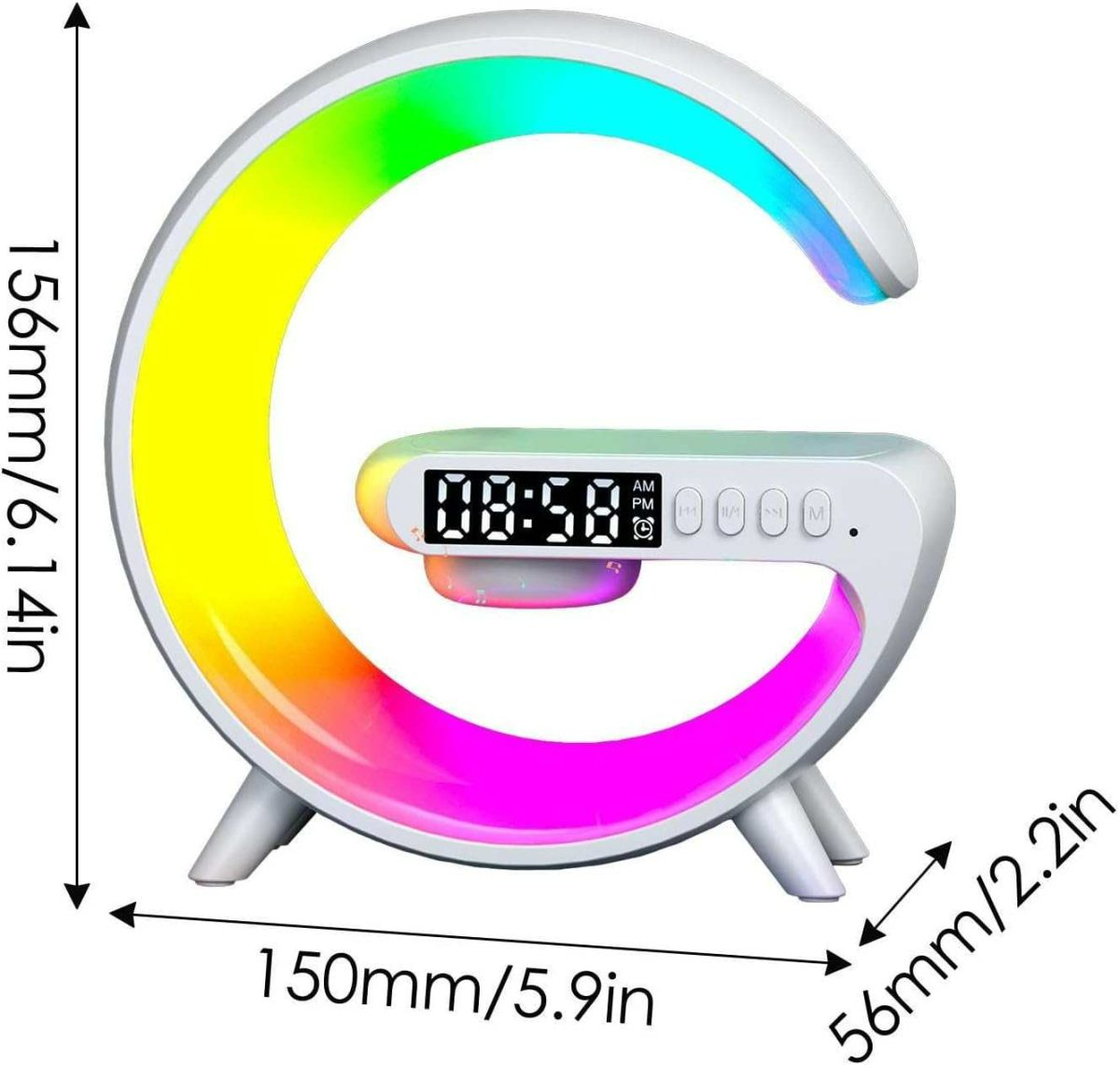 RGB  Wireless Charger Night Light Smart Light Sound machine G63