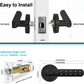 Fingerprint door lock, with password keyboard entry door handle