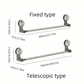 Rotating Retractable Suction Hook Bathroom Hanger Organiser