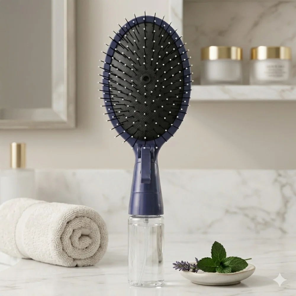 2-in-1 Spray Hair Brush