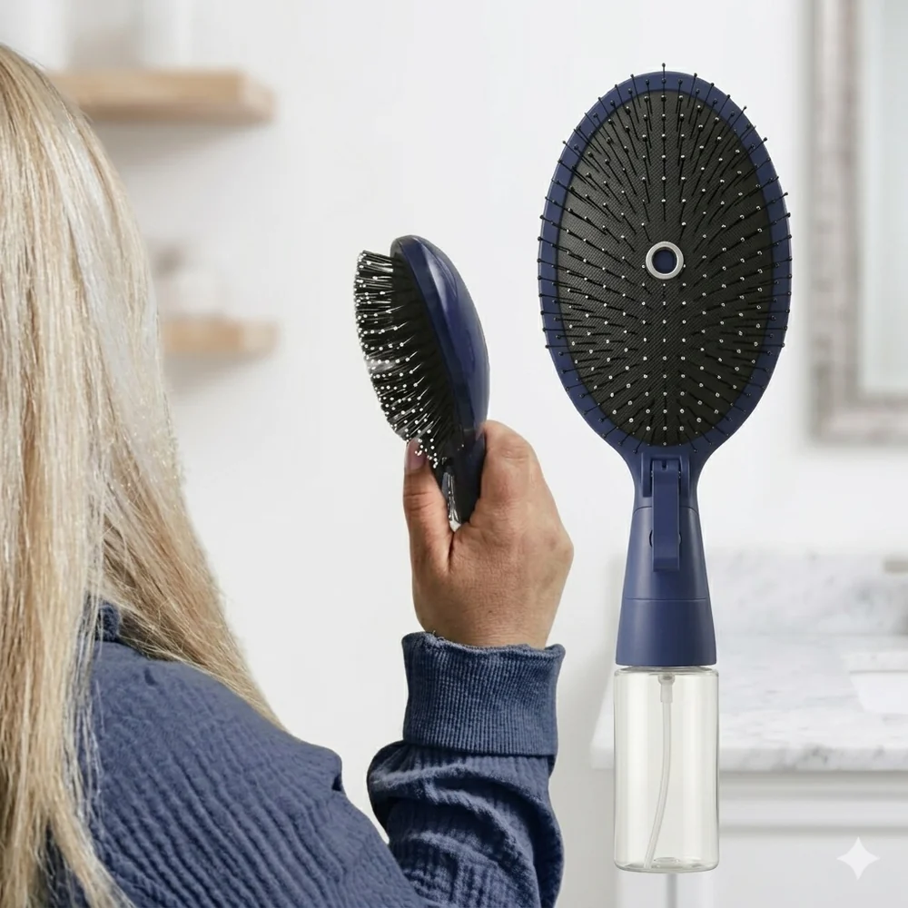 2-in-1 Spray Hair Brush