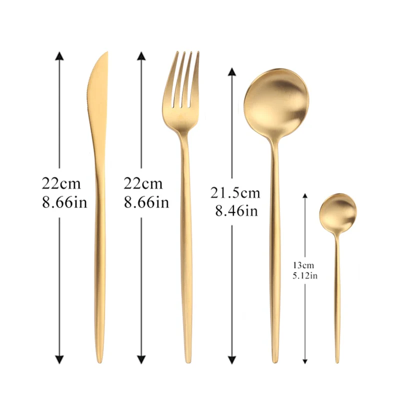24-Piece Stainless Steel Cutlery Set