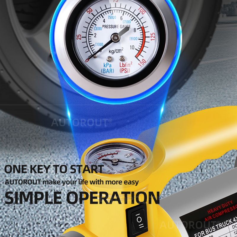 Tire Inflator Portable Air Compressor MK-718