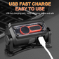 Coba Portable Flashlight Powerful Rechargeable Head lamp with Built-in Battery