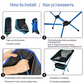 Folding Camping Chair – Portable Foldable Outdoor Seat