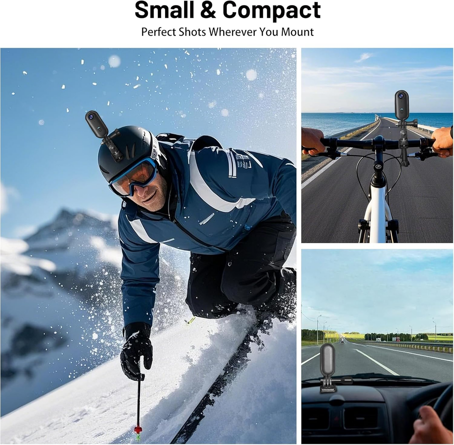 Mini Camera HD Wi-Fi Action Camera  – Hands-Free POV Recording