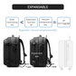 Vacuum Compression Travel Backpack with Pump – Space Saver Bag for Camping & Luggage