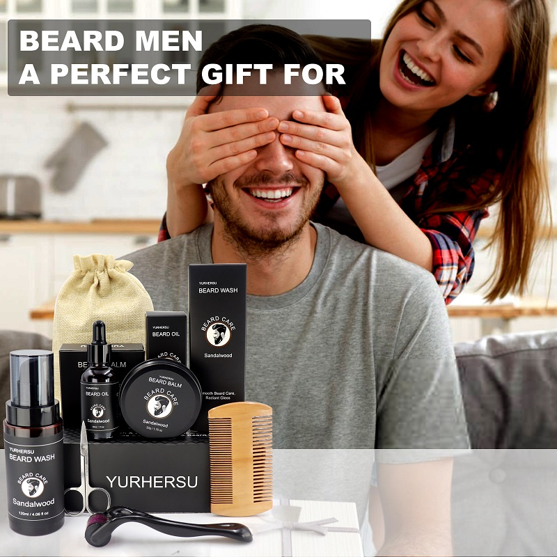 Beard Care Kit for Men Grooming 7 Piece
