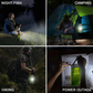 Portable Salt Water LED Lamp for Camping, Hiking & Emergencies.