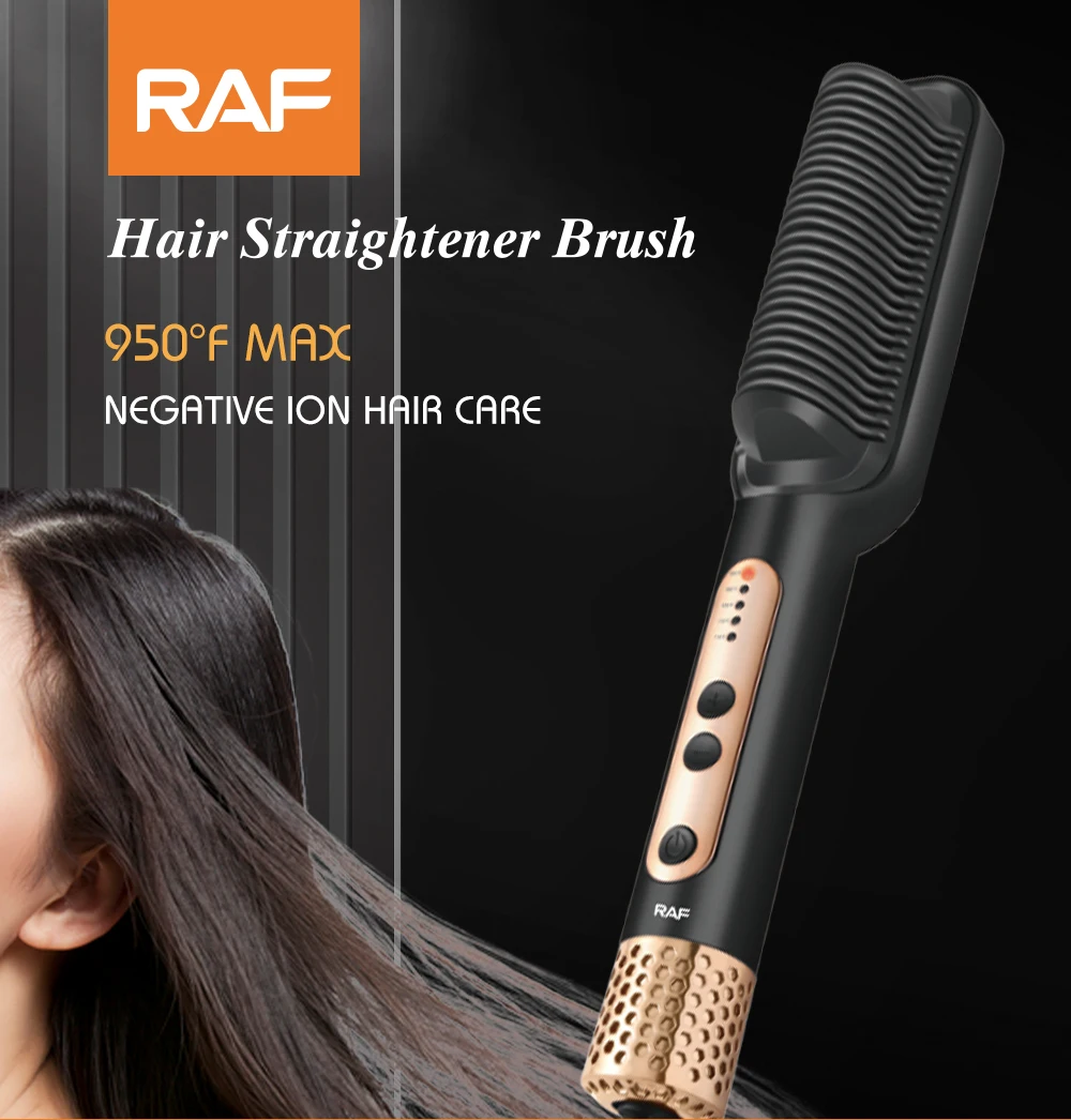 RAF Hair Straightener Brush 45W R412
