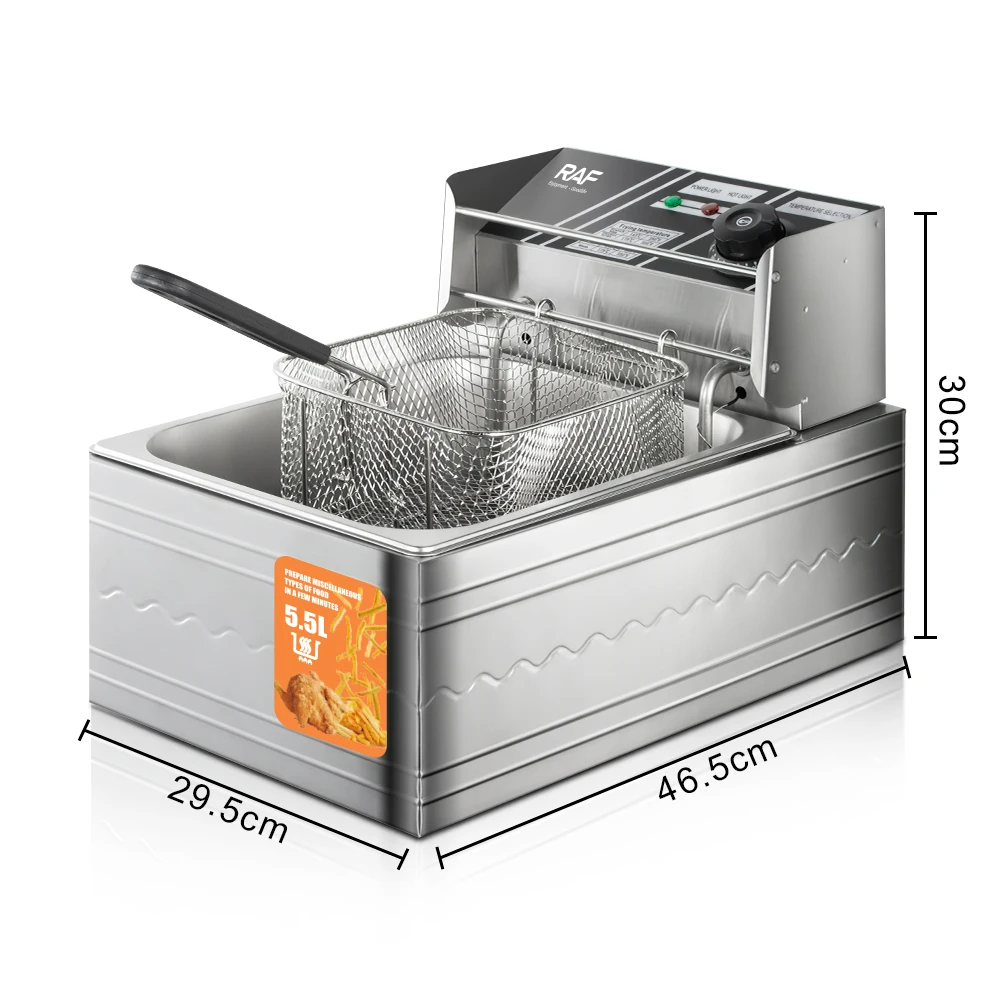 RAF Electric Deep Air Fryer 2500W 5.5L R5220