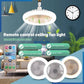Socket Lamp Fan Light Cooler With Remote Control