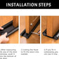 Waterproof Seal Strip Draught Excluder Stopper Door Bottom Guard Double