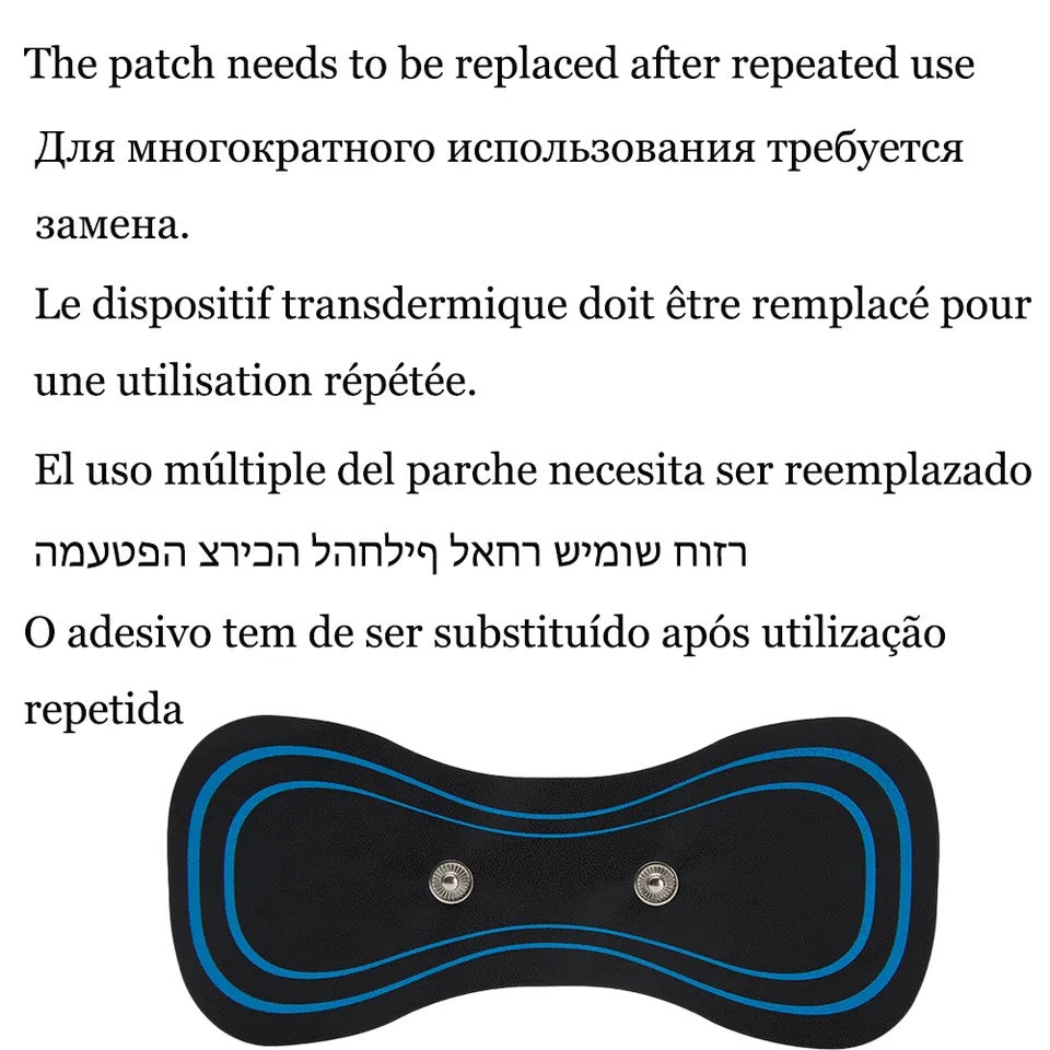 EMS Mini Portable Electric Neck, Back & Body Pain Relief Massager