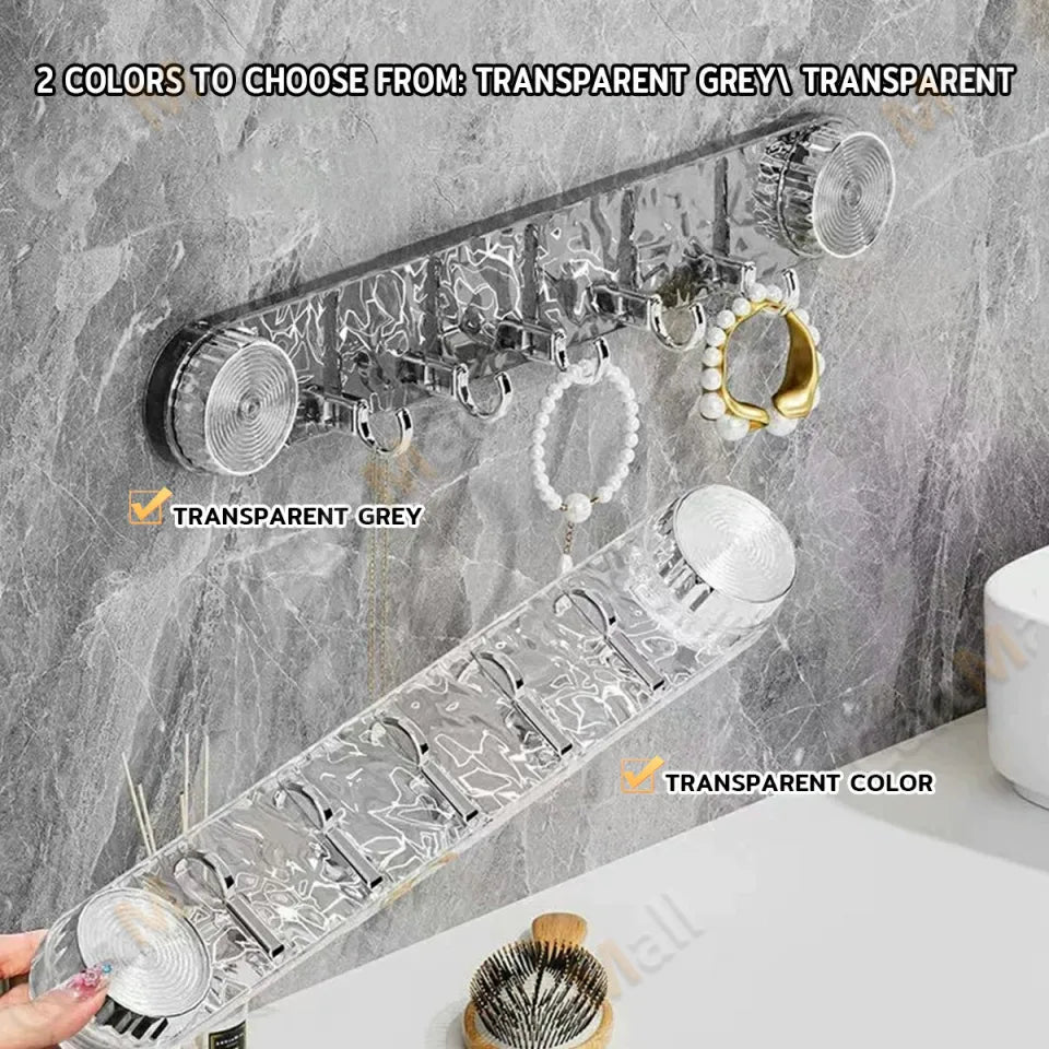 Suction Cup Hook Rack