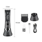 Waterproof Body Groomer With Skin Friendly Blades Kemei Hair Trimmer KM-1840