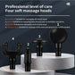 Rechargeable Mini Muscle Massage Gun With 6 Gears And 4 Massage Heads