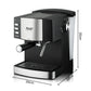 Raf Espresso Coffee Maker 850W Strong Power 1 6L Cafe Machine Steam Foaming Machine R113