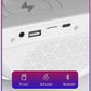 Wireless Charging Bedside Led Night Light Bluetooth Speaker Bt2301