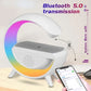 Wireless Charging Bedside Led Night Light Bluetooth Speaker Bt2301