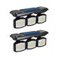 Solar Garden Wall Lights 108 LED 2 Or 3 Head Motion Sensing Technology