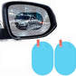 Waterproof Anti Fog Film Rain Proof Car Mirror for All Vehicles - Set of 2
