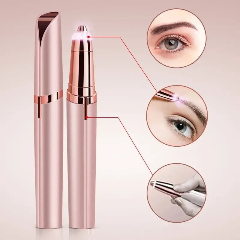 Women Electric Eyebrow Trimmer Hair Removal Epilator Painless