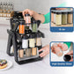 18 Jar Rotating Countertop Spice Racks Kitchen Shelf