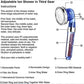 Generic Handheld Shower Three Speed Shower Head